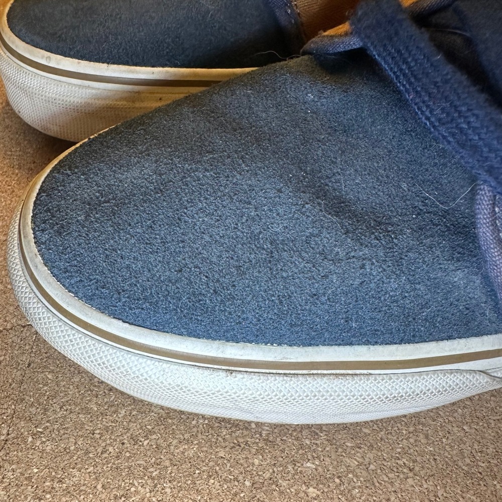 Vans Chima Ferguson Pro Mens 10 Blue Tan Skate Shoes Canvas Suede Checkerboard - Picture 11 of 11